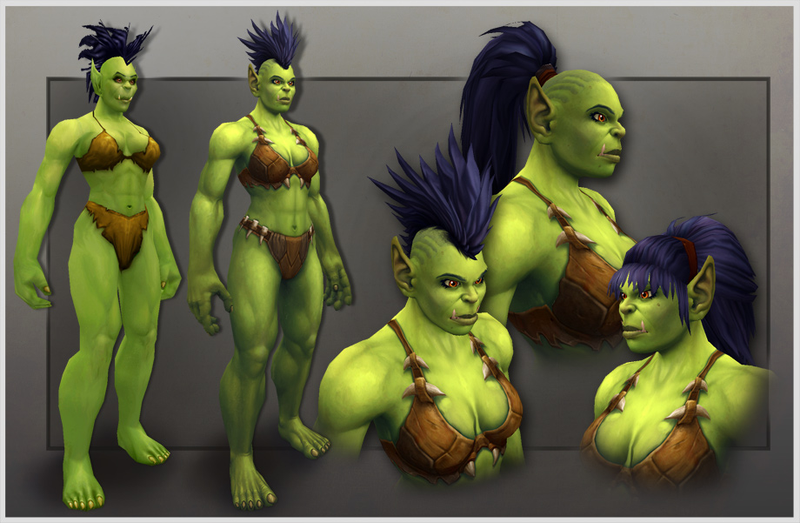 Illustration for article titled World Of Warcraft's New Orc Female: Now 100 Percent Less Stupid